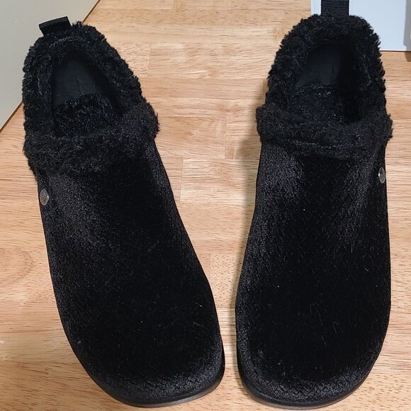 ALEGRIA®  BLACK SLIPPERS - SIZE 9 - Picture 1 of 7